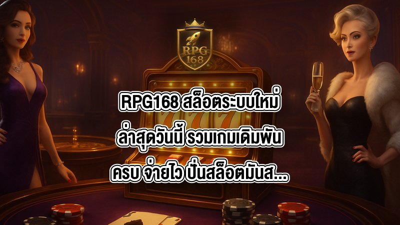 RPG168 สล็อตระบบใหม่ล่าสุดวันนี้